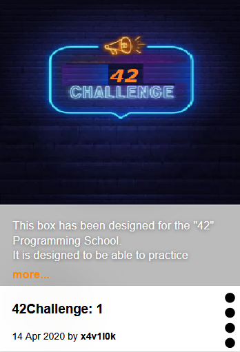 42Challenge